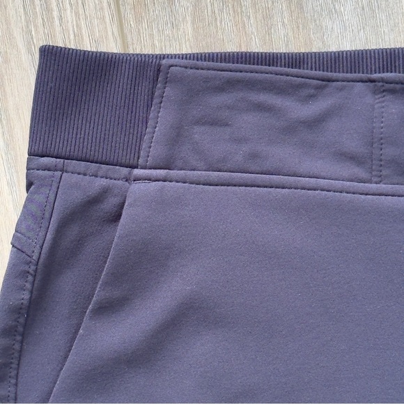 Athleta Women's Midtown Shorts Size 14 Navy Blue Drawstring Athleisure - Picture 4 of 11